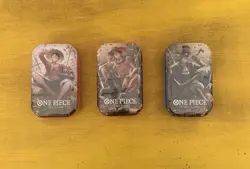 One Piece Card Game Mini Tin Pack Set Vol 2 Luffy, Sabo, Ace NEW SEALED x 3 - Image 1