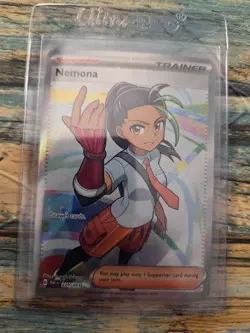 Nemona 229/091 Paldean Fates (PAF) NM Full Art Pokemon Card - Image 1