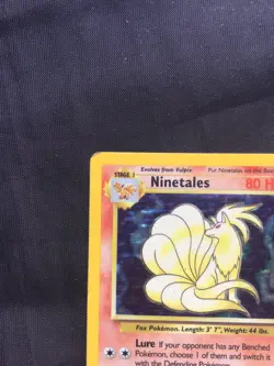 Pokemon Cards: Base Set Rare Holo: Ninetales 12/102 - Image 3