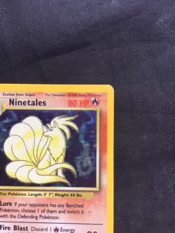 Pokemon Cards: Base Set Rare Holo: Ninetales 12/102 - Image 4