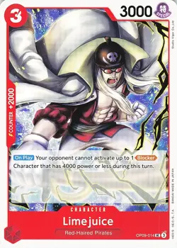 One Piece Emperors in the New World Limejuice Card OP09-014 - Image 1