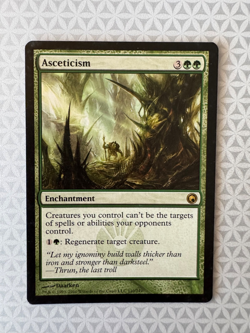 Magic the Gathering Asceticism Scars of Mirrodin MTG Rare LP - Image 1