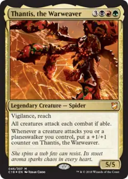 Thantis, the Warweaver - Foil - Commander 2018 #046/307 MTG Magic The Gathering - Image 1
