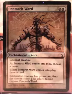 MtG Pentarch Ward Time Spiral Foil NM - Image 1