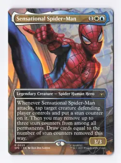 Sensational Spider-Man (Borderless) MTG Marvel's Spider-Man: Eternal-Legal (SPE) - Image 1