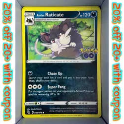 Alolan Raticate 042/078 Pokemon GO English 2022 - Image 1