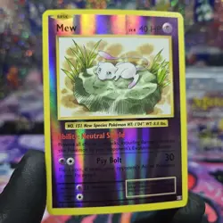 Mew 53/108 Reverse Holo Rare Pokemon XY Evolutions 2016 - Image 1