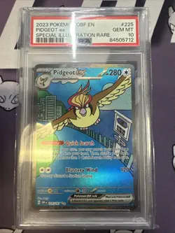 Pokemon Pidgeot ex Obsidian Flames #225 Special Illustration Rare PSA 10 (2023) - Image 1