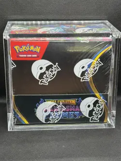 Pokemon Phantasmal Flames Booster Box New Sealed - With acrylic case - Image 1