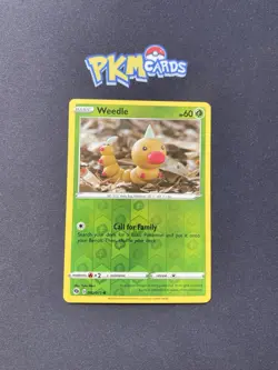 Pokemon TCG Weedle Champions Path 002/073 Reverse Holo LP. - Image 1