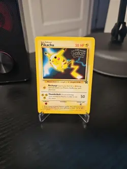 Pikachu #4 - WOTC Black Star Promo Pokemon: The First Movie - MP/LP - Image 1