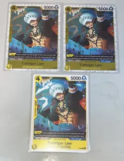 One Piece The Best Vol. 2 PRB-02 Trafalgar Law P-088 Pirate Foil x2 and non-holo - Image 1