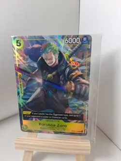 Roronoa Zoro OP07-113 UC Foil Illustration Box Vol.3 One Piece Promo Sealed - Image 1