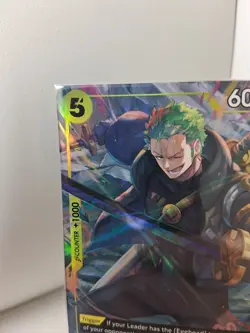 Roronoa Zoro OP07-113 UC Foil Illustration Box Vol.3 One Piece Promo Sealed - Image 2