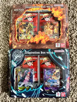 One Piece Illustration Box Vol 5 and Vol 6 Lot - In Hand - Sealed - Fast Ship - Image 1