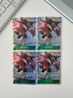 Kid & Killer ST24-002 SR x4 Playset | One Piece ENGLISH | MINT - Image 1