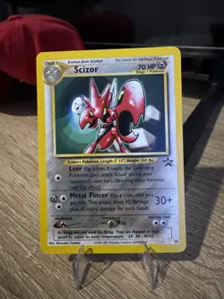 Pokemon Card - Scizor #33 WoTC Black Star Promo NM - Image 1