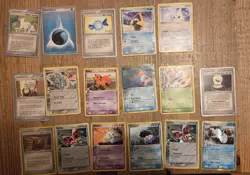 17 Pokemon Card Mixed Bundle - HP great encounters, sandstorm, dragon frontiers - Image 1