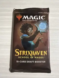 MTG Magic Strixhaven School Of Mages 15 Card Draft Booster Pack *SEALED* - Image 1