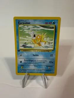 GERMAN Magikarp Pokemon Base Set First Edition Pokemon Card - Image 1
