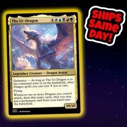 The Ur-Dragon - Custom Art Magic: The Gathering Playtest Card - Commander EDH - Image 1