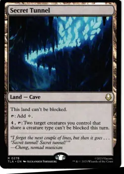 Secret Tunnel 278 Rare NM NonFoil - MTG Avatar - Image 1