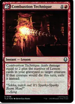 Combustion Technique 128 U Foil - MTG Avatar - Image 1