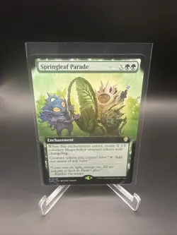 MTG Springleaf Parade (Extended Art) Commander: Lorwyn Eclipsed Regular #0039 - Image 1