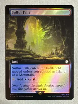 MTG / Sulfur Falls / PIP / #512 / FOIL (Extended Art) / Rare / NM - Image 1