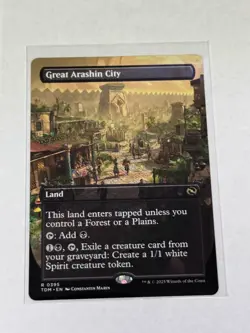 Great Arashin City Borderless Tarkir: Dragonstorm #395 - Image 1