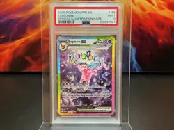 2025 POKEMON PRE EN SPECIAL ILLUSTRATION RARE #155 ESPEON EX PSA 9 🐦‍🔥 - Image 1