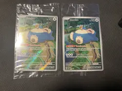 Lot Of Two Pokemon 151 Snorlax ETB Promos Sealed - Image 1