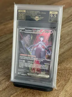 Pokemon TCG Team Rockets Mewtu EX Ewige Rivalen 231/182 AP Grading 9.5 Deutsch - Image 1