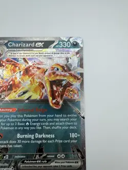Charizard ex Pokemon Scarlet & Violet Paldean Fates 054/091 Near Mint - Image 3