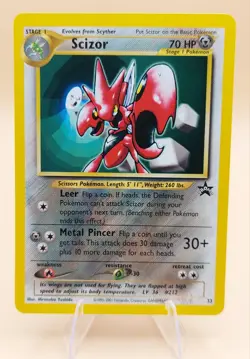 Scizor Pokemon Black Star Promo #33 WOTC 2001 Mint (4) - Image 1