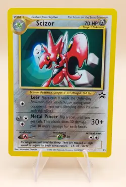Scizor Pokemon Black Star Promo #33 WOTC 2001 Mint (8) - Image 1