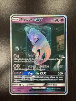 Mewtwo GX (Secret Shining) 78/73 Shining Legends Holo Pokemon - Image 1