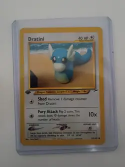 Dratini 26/102 MINT 1999 Pokemon 1st Edition Base Set Shadowless - Image 1