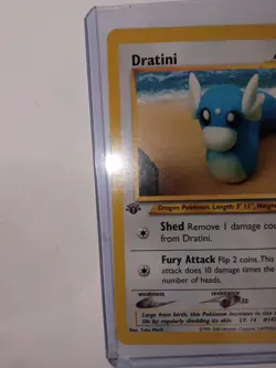 Dratini 26/102 MINT 1999 Pokemon 1st Edition Base Set Shadowless - Image 3