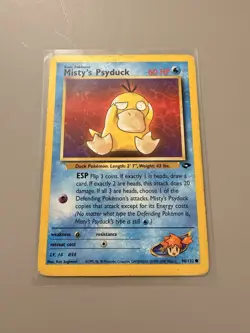Pokemon TCG Misty's Psyduck 90/132 - Base Set (1999) - Image 3