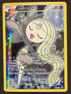 Pokemon Meloetta XY120 Black Star Promo Full Art - Image 1