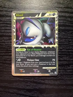 2010 Pokemon TCG Absol PRIME Holo HS Triumphant Set #91/102 LP-NM Holo - Image 1