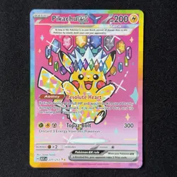 Pikachu EX 277/217 SIR Special Illustration Rare Ascended Heroes Pokemon TCG - Image 1