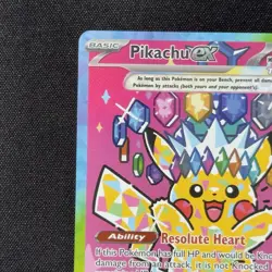 Pikachu EX 277/217 SIR Special Illustration Rare Ascended Heroes Pokemon TCG - Image 3