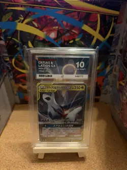 Pokemon ACE 10 Gem Mint 2018 Latias And Latios GX Tag Bolt 060/095 - Image 1