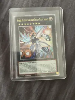 Yugioh Number 38: Hope Harbinger Dragon Titanic Galaxy (Quarter Century Secret) - Image 3