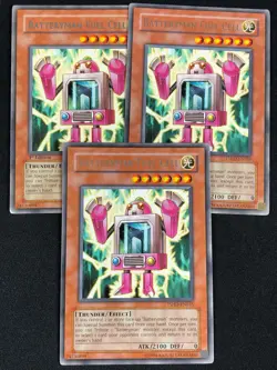 YUGIOH BATTERYMAN FUEL CELL TSHD-EN035 RARE X3 (NM) - Image 1