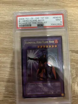 Yu-Gi-Oh! Hero Flare Neos POTD-EN032 1st Edition, PSA Graded 9 MINT 2006 - Image 2