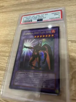 Yu-Gi-Oh! Hero Flare Neos POTD-EN032 1st Edition, PSA Graded 9 MINT 2006 - Image 4