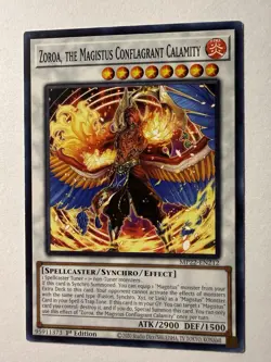 Zoroa, the Magistus Conflagrant Calamity - MP22-EN212 - Yugioh - 1st Edition NM - Image 1